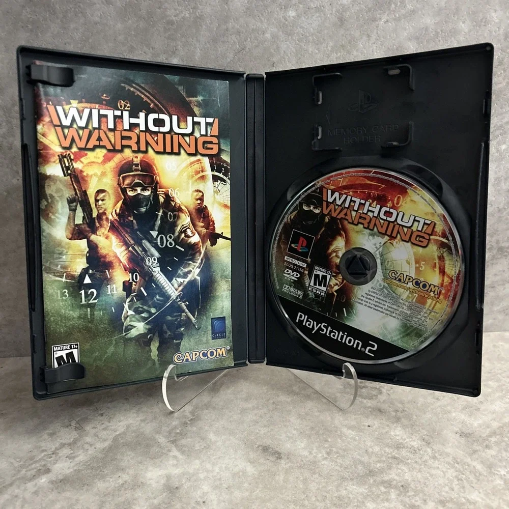 Without Warning PlayStation 2 PS2  Authentic and Tested CIB